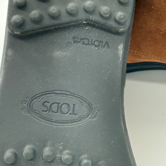 Tod’s Rust Brown Suede Lace-Up Boots Women’s Size 9.5 (40) With Dust Bag - Picture 8 of 12